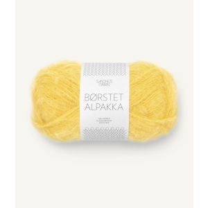 2016 Børstet Alpakka Solgul