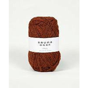 FINULL Rustrød mørkmelert - 4132