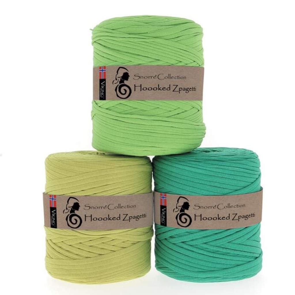 Snorre Hoooked Zpagetti Grønn 732