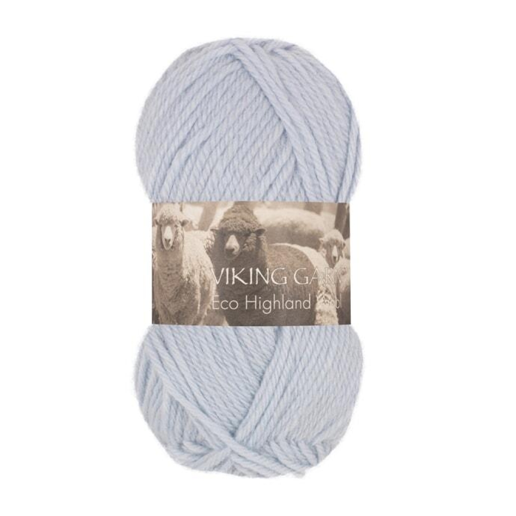 ECO HIGHLAND WOOL Lys blå - 220