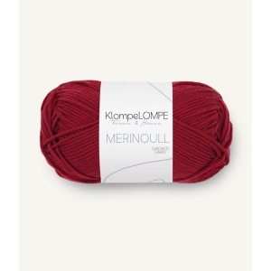 4236 KL Merinoull Dyp Julerød