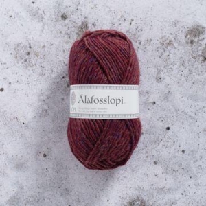 Alafosslopi 100g Ruby Red Heather 9962