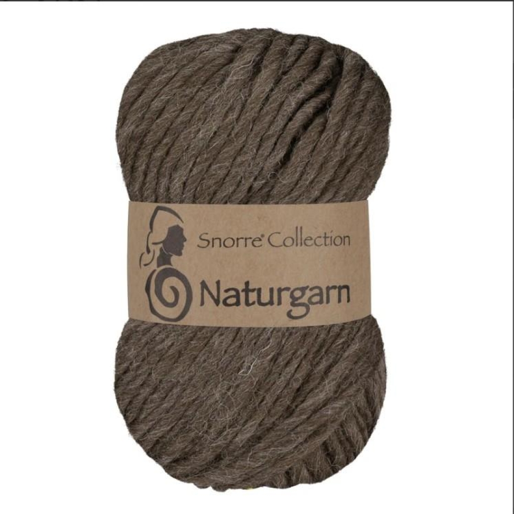 Snorre Naturgarn Brun 608