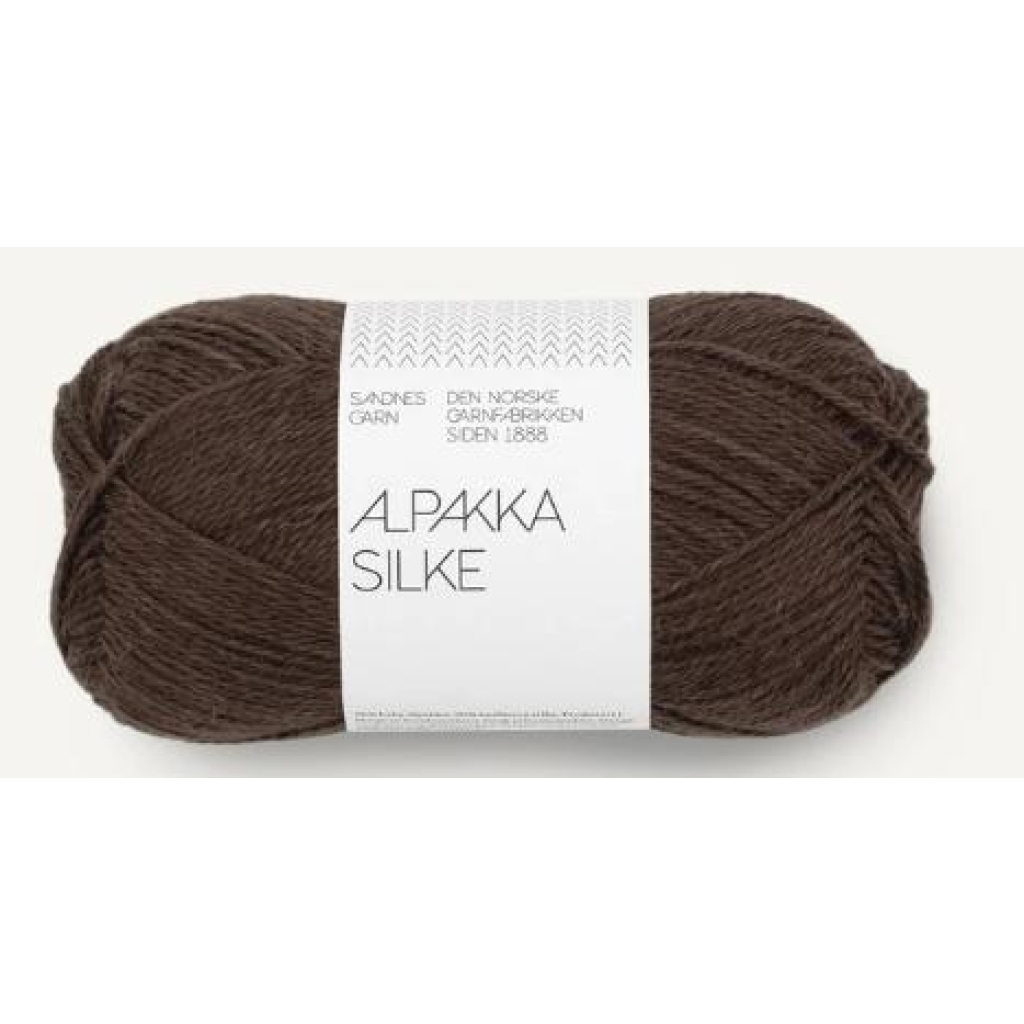 Alpakka Silke Chocolate Plum 3591