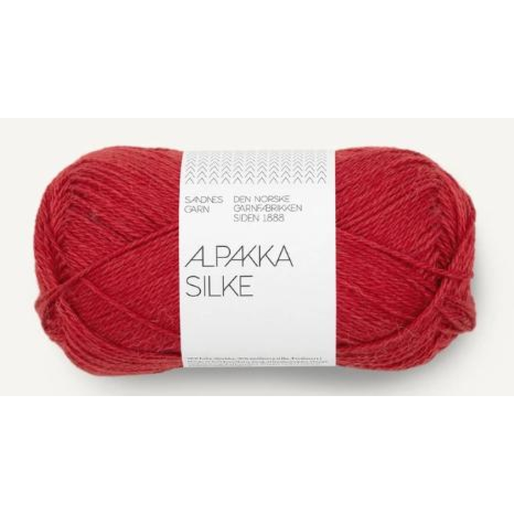 Alpakka Silke Heritage Red 4135