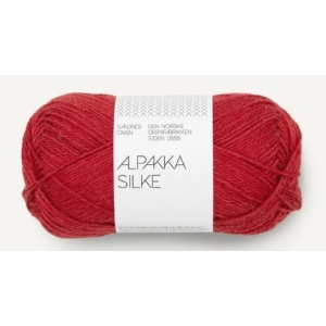 Alpakka Silke Heritage Red 4135