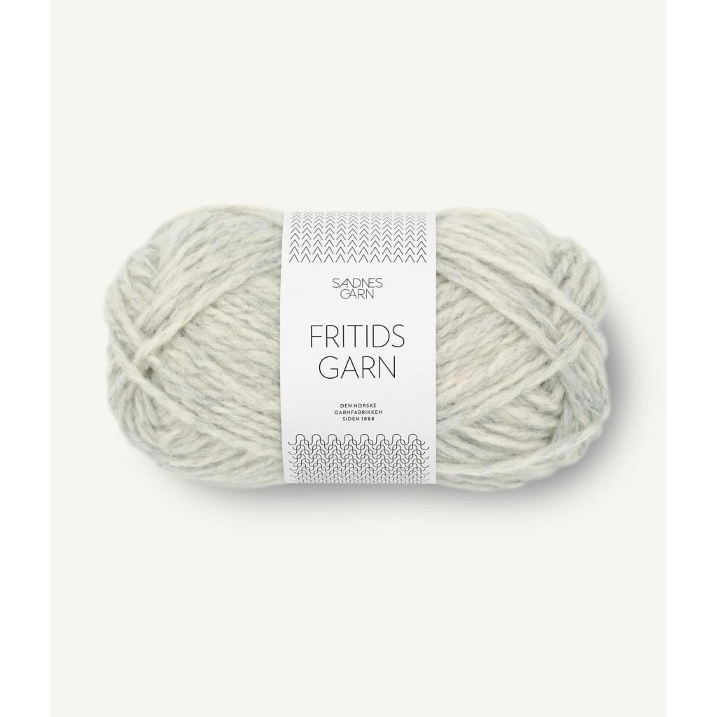 1021 Fritidsgarn Lys Gråmelert