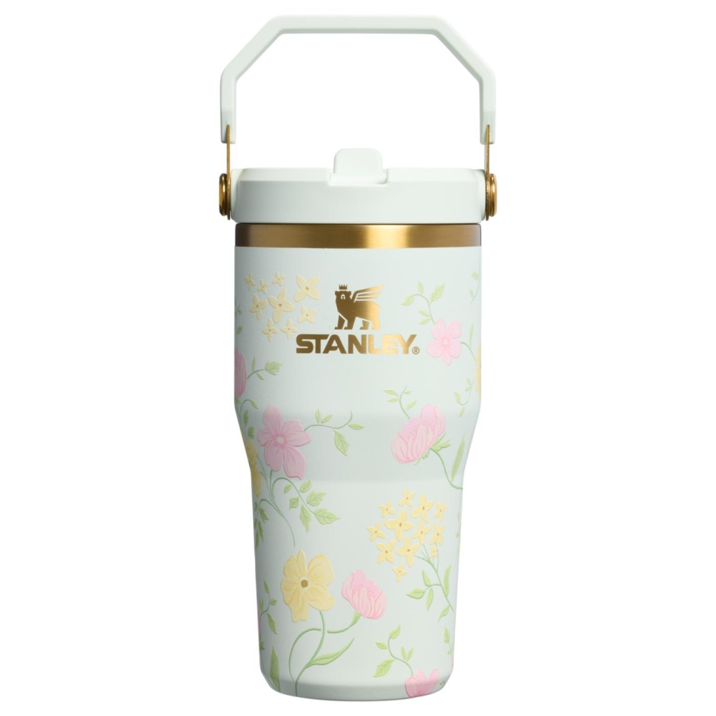 Drikkeflaske IceFlow Flip Straw 2.0 Tumbler Spring Blossoms 0,59L