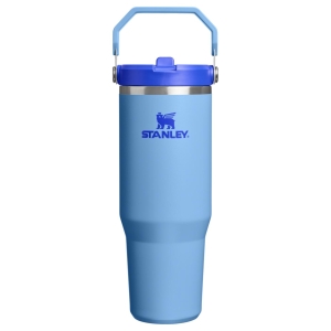 Drikkeflaske IceFlow Flip Straw 2.0 Tumbler Blue Sky 0,89L
